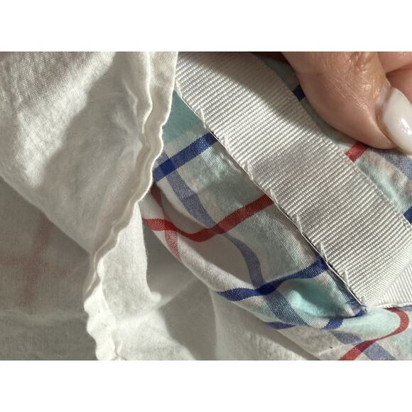 Classic Prep Plaid Dress girls size 6 Lines Cotton elastic Back EUC - Picture 8 of 8